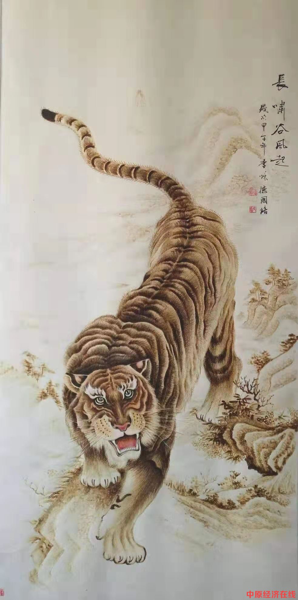 中国著名烙画艺术家李德国简介及其作品展示