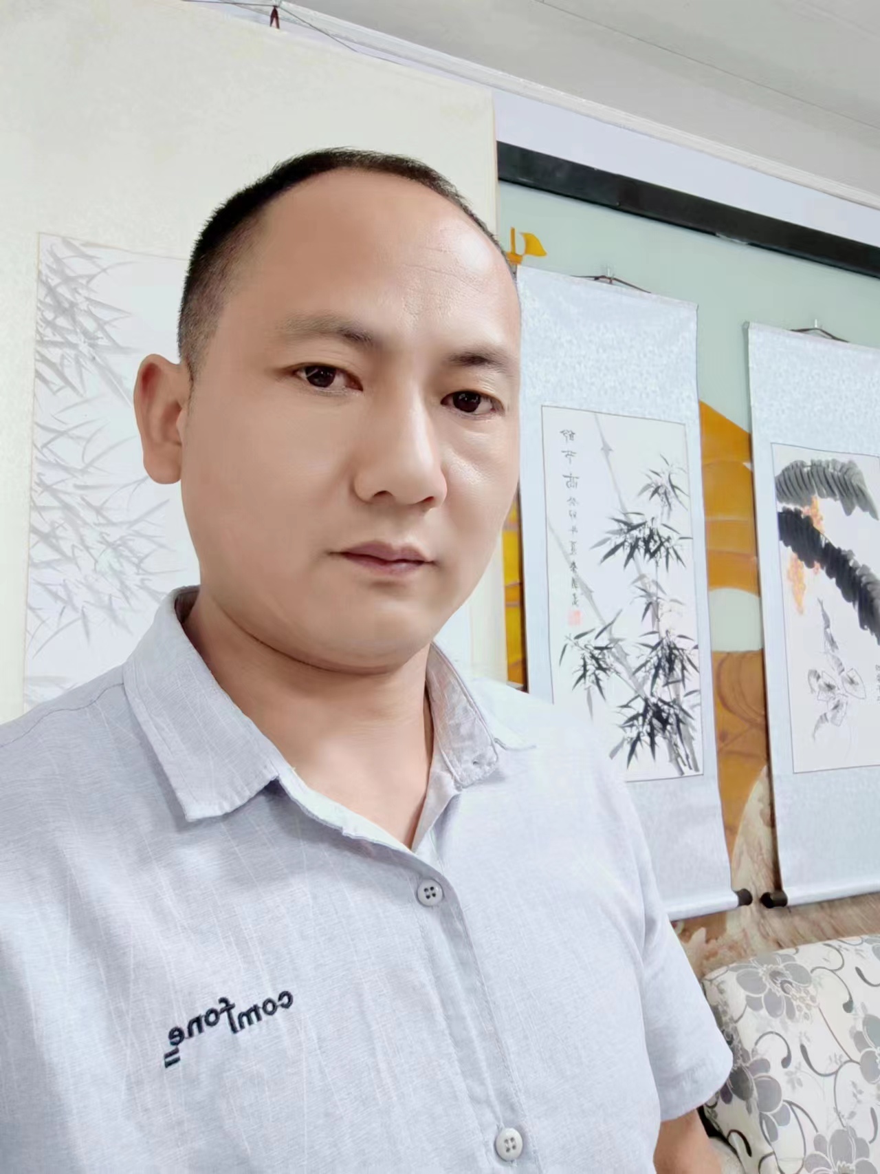中原国画竹子名家秦勇简介及其部分代表作品
